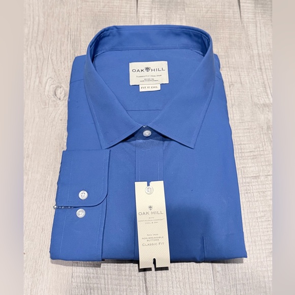 Oak Hill Other - Men's Blue Classic Fit button down Shirt